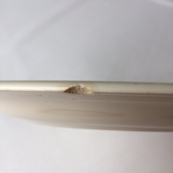 Edwin M Knowles Serving Dish Pink Yellow Floral Flower Tray Platter Plate USA - Picture 4 of 12